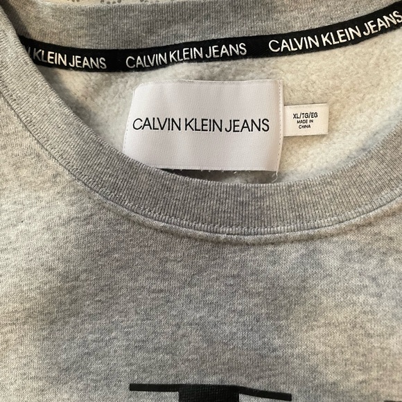 Grey Calvin Klein Crew Dress - Picture 3 of 4